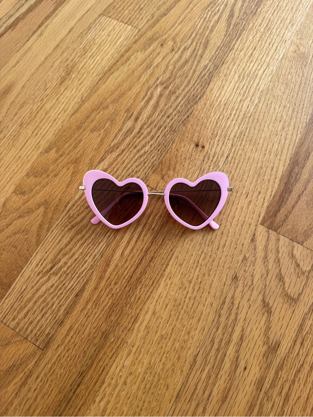 Pink heart sunglasses